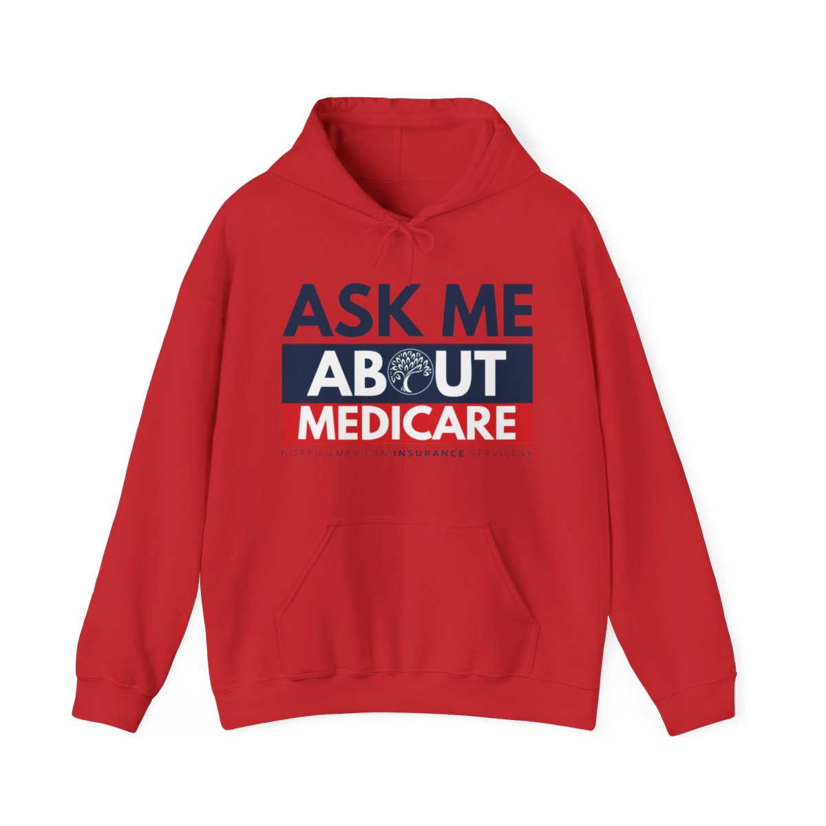 'Ask Me About Medicare' Unisex Heavy Blend™ Hooded Sweatshirt