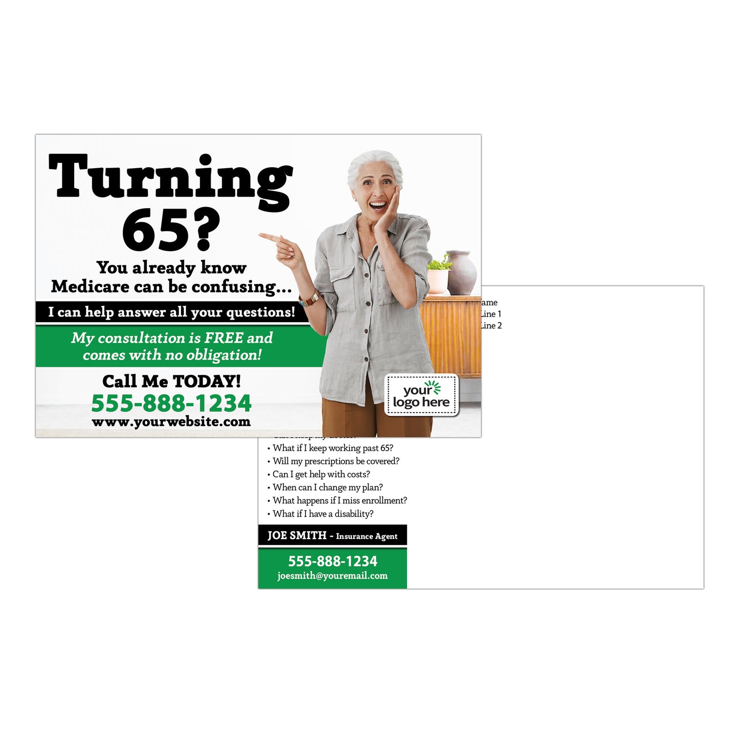 POSTCARD MAILING (TURNING 65)