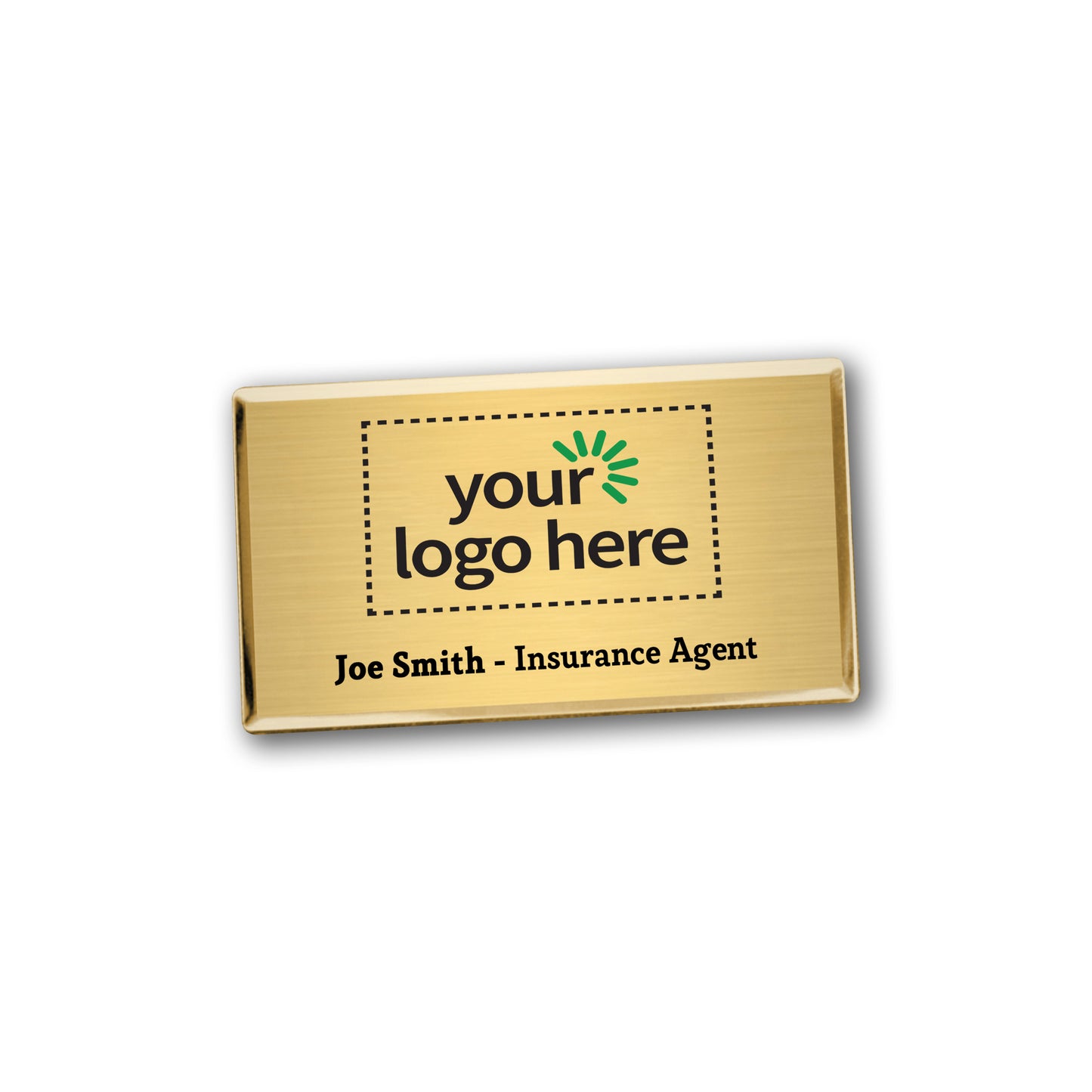 BADGE #3 (METALLIC NAME BADGES)