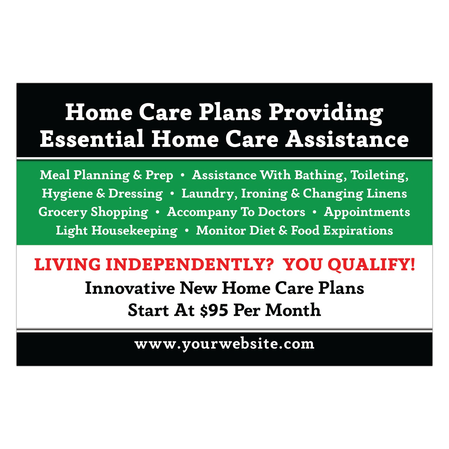 POSTCARD HANDOUTS (LONG TERM CARE)