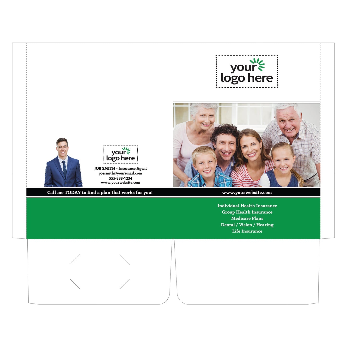 PRESENTATION FOLDERS (REINFORCED EDGES)