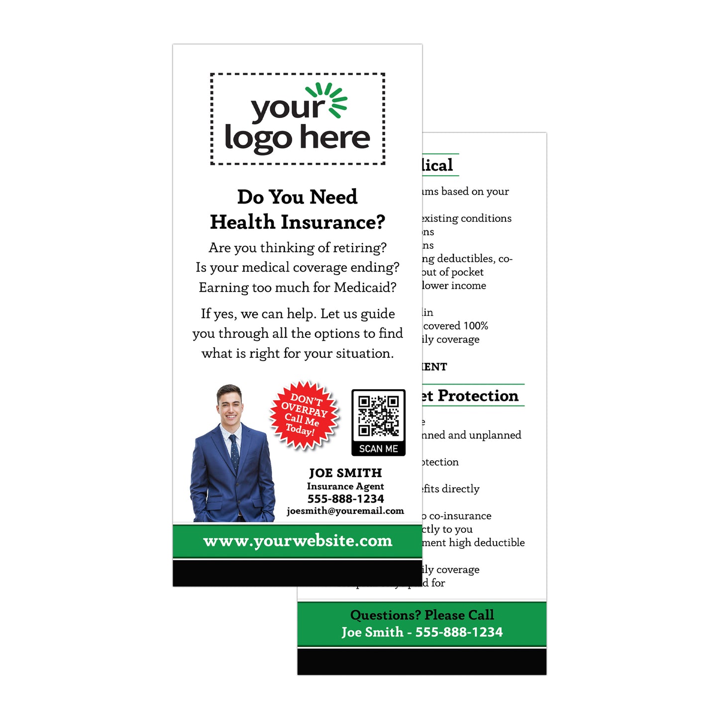 RACK CARDS (HEALTH INSURANCE / ACA)