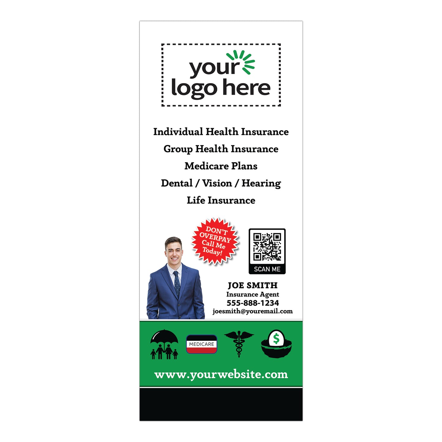 RETRACTABLE BANNER #2 (DELUXE)