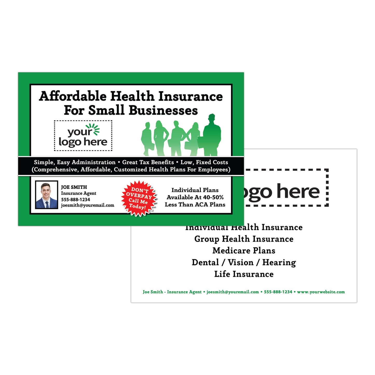 POSTCARD HANDOUTS (SMALL BUSINESS INSURANCE)
