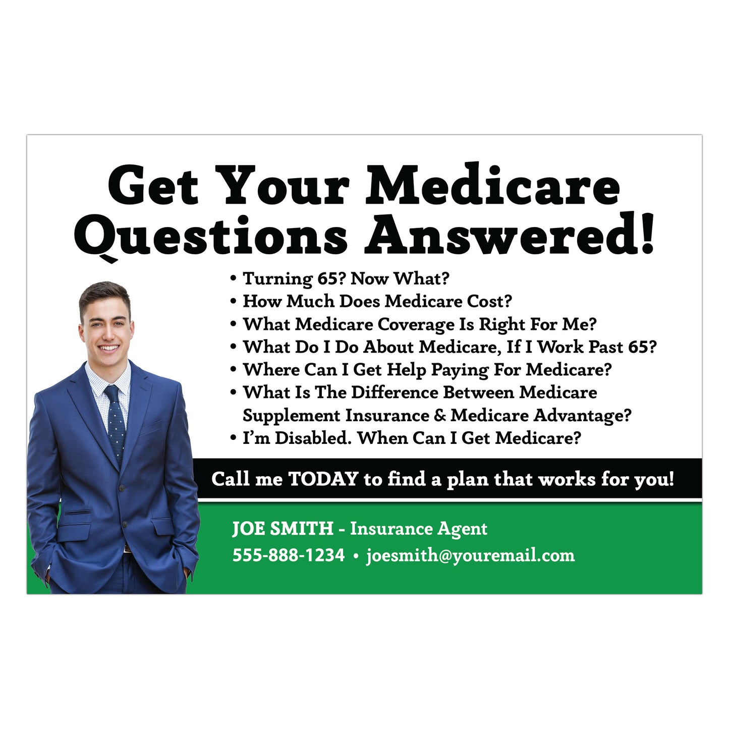 POSTCARD HANDOUTS (TURNING 65 #3)