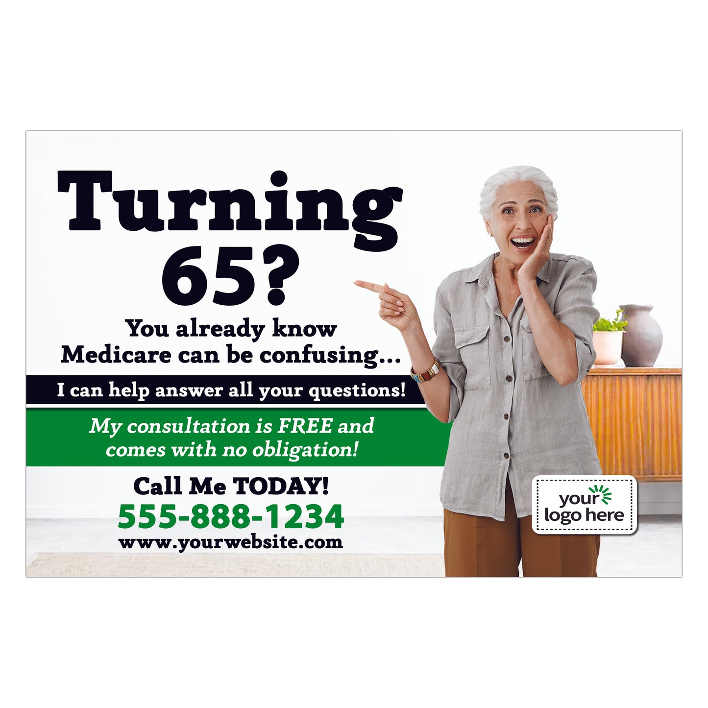 POSTCARD HANDOUTS (TURNING 65 #3)