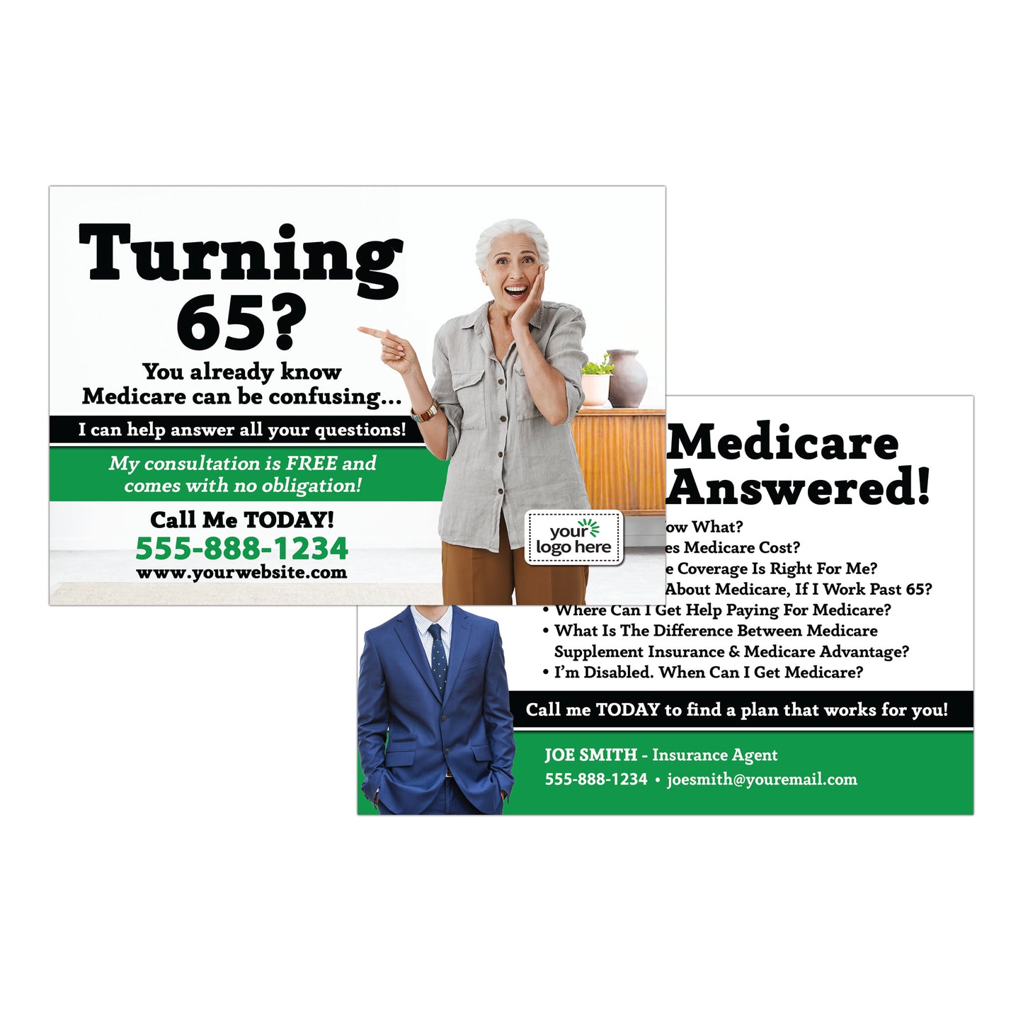 POSTCARD HANDOUTS (TURNING 65 #3)