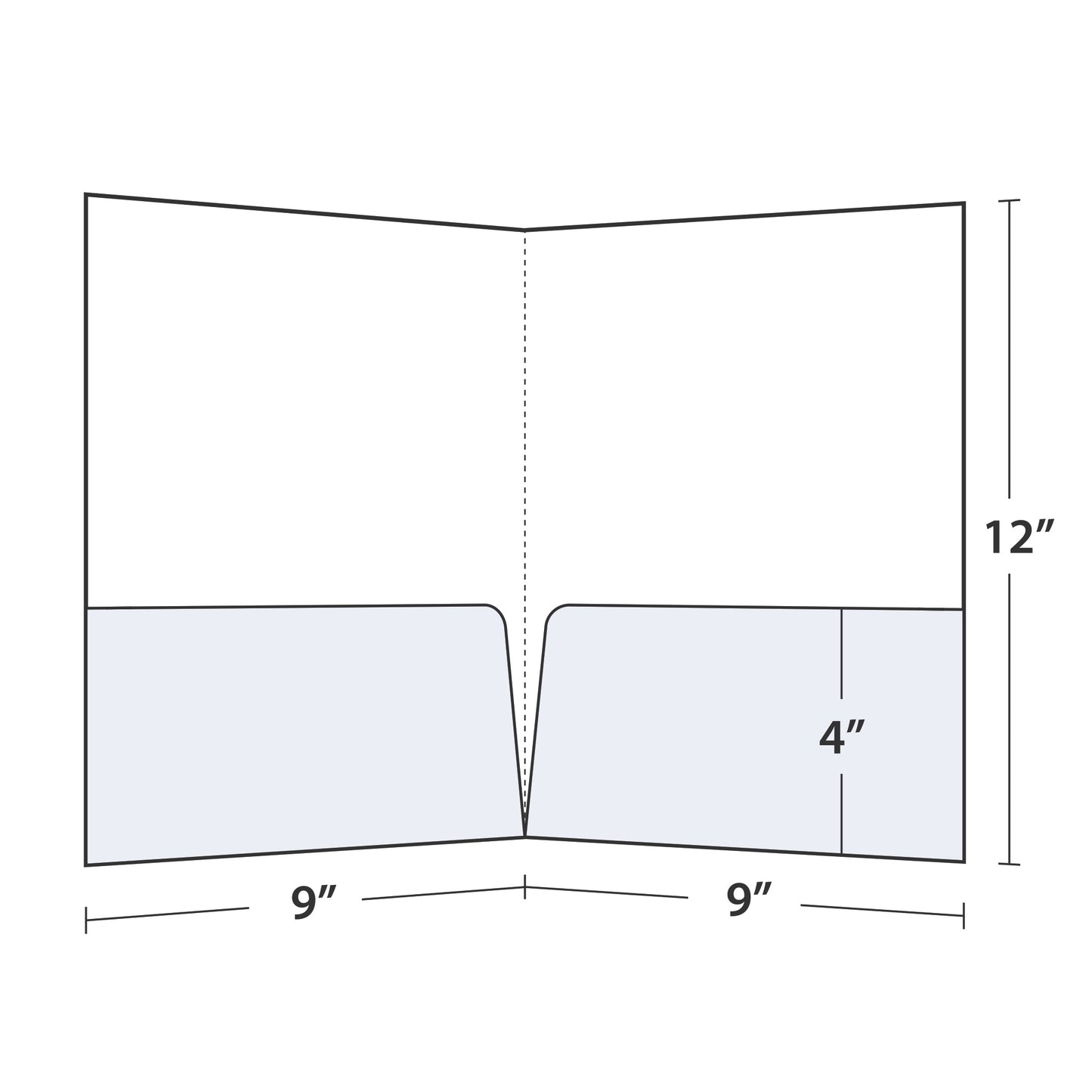 PRESENTATION FOLDERS (NO REINFORCED EDGES)