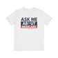 'Ask Me About Medicare' Unisex Jersey Short Sleeve Tee