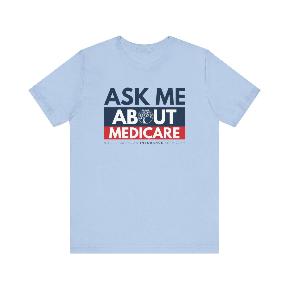 'Ask Me About Medicare' Unisex Jersey Short Sleeve Tee