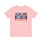 'Ask Me About Medicare' Unisex Jersey Short Sleeve Tee