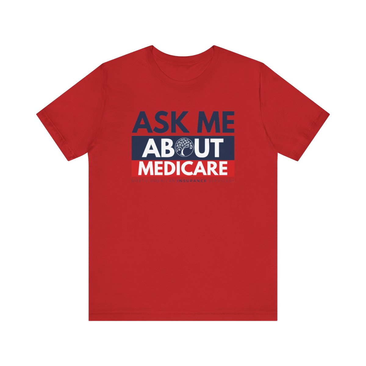 'Ask Me About Medicare' Unisex Jersey Short Sleeve Tee