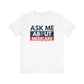 'Ask Me About Medicare' Unisex Jersey Short Sleeve Tee