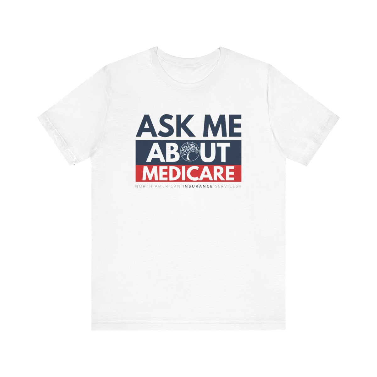 'Ask Me About Medicare' Unisex Jersey Short Sleeve Tee