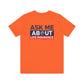 'Ask Me About Medicare & Life Insurance' Unisex Jersey Short Sleeve Tee