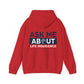 'Ask Me About Medicare & Life Insurance' Unisex Heavy Blend™ Hooded Sweatshirt