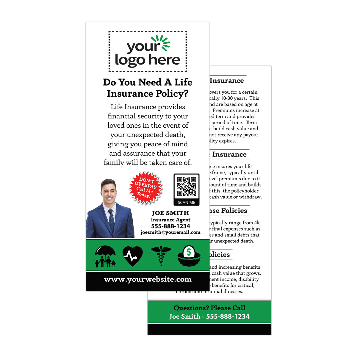 Insurance Rack Cards RACK CARDS (LIFE INSURANCE) – NAIS Print Solutions
